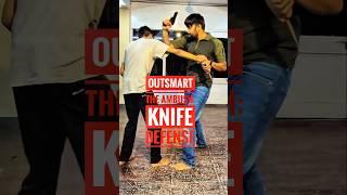 OUTSMART THE AMBUSH KNIFE DEFENSE #OutsmartTheAmbush #KnifeDefense #KravMagaTraining #SurvivalTactic