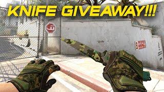 CSGO Knife Giveaway!!! - Nomad Knife | Boreal Forest FT