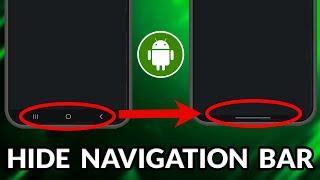 How To Hide Navigation Bar On Android