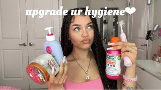 hygiene routine! how to upgrade ur hygiene || tips and advice for girls🩷 ft KIWIBIRD