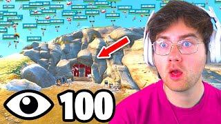 I Got 100 Players To Land In The Black Market Cave in Season 2 Fortnite (craziest tournament yet)