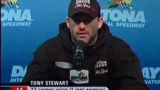 Tony Stewart owns reporter