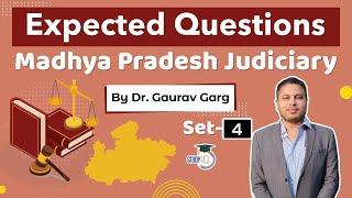 MP Judicial Service Exam 2021 - Expected Questions Set 4 - Madhya Pradesh Judiciary Exam 2021