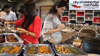 Rayalaseema Ruchulu | Best South Indian Buffet in Hyderabad | Amazing Food Zone