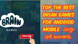 Top 3 best apps brian games //wow what a ideas//raju cheeti ideas//