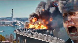 an hour ago, the bridge was destroyed! Ukraine's F-16 Missile Strike Hits Kursk