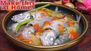 Sinabawang Isda ️I won't fry fish for the rainy season.. In 5 minutes fish is ready