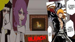 •Past Bleach Squad Zero reacts to Ichigo kurosaki, Aizen Sosuke etc•