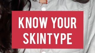 KNOW YOUR SKINTYPE|| Skincare Series Part - 1 ||#ytshorts||Tania Jaiswal
