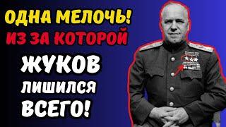 ВСЕГО ОДНА МЕЛОЧЬ! Из за которой Жуков попался Сталину и лишился всего что у него было!