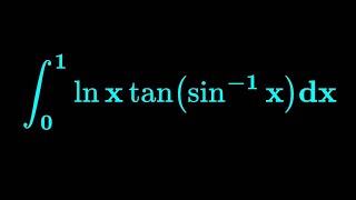 A cool log trig inverse trig integral