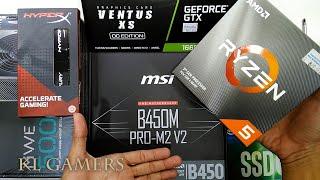 AMD Ryzen 5 3600 msi B450M PRO-M2 V2 intel SSD6 msi GTX 1660 VENTUS XS OC Q300L Gaming Rig 2019