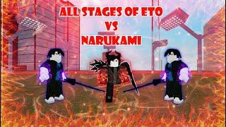 ALL STAGES OF ETO VS NARUKAMI | ETO VS NARUKAMI | RO GHOUL