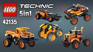 LEGO Technic El Toro Loco Alternate Builds (5in1)[42135](894 pcs) Step-by-Step Building Instructions