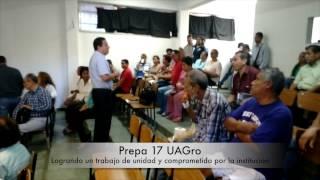 Prepa 17 UAGro trabajos del PDI