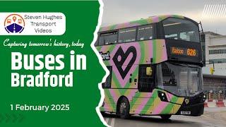 Buses in Bradford 1 February 2025