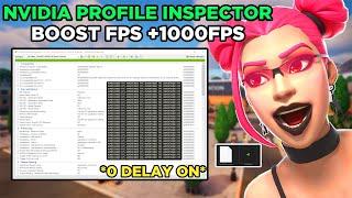 NVIDIA PROFILE INSPECTOR FORTNITE (FPS BOOST & QUITAR INPUT LAG)