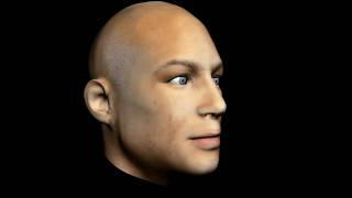 Full rotation of 3D Head Model