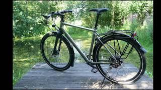 All Rohler Titanium topmodel trekkingbike met Rohloff en schijfremmen van idworx. Nieuw aug. 2020.