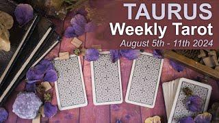 TAURUS WEEKLY TAROT READING "CHOOSE WISELY" August 5th to 11th 2024 #weeklytarot #weeklyreading