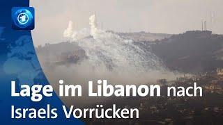 Israelische Truppen im Libanon einmarschiert