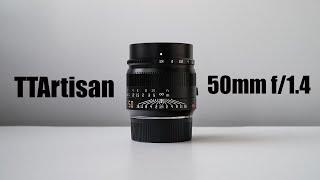 TTArtisan 50mm f/1.4 недорогой мануальный полтос