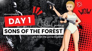 #SurvivalWeek is here || Sons Of The Forest || Let's finish the game together. || Day-1 Solo