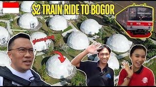 Riding A $2 Train Ride From Jakarta To Bogor  Indulge In Tasty Toge Goreng and Glamp In A Dome