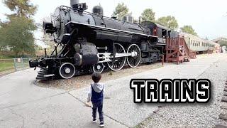 TRAINS, TRAINS, TRAINS at Travel Town! America’s Old Locomotives