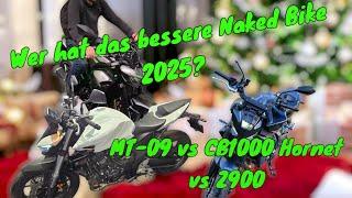 Welches ist das bessere Naked Bike (2025) - MT 09, Honda CB1000 Hornet oder doch die neue Z900?