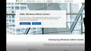 Windows Admin Center Install in Windows 2019 Core