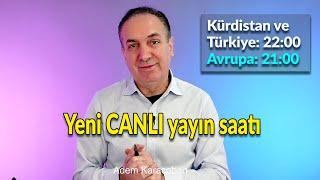 Canlı yayın saatim değişti