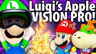 Crazy Mario Bros: ¡Luigi Obtiene un APPLE VISION PRO!