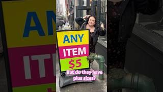 The Hunt For Plus Sizes at a bargain basement #plussize #plussizefashion #dressingroom