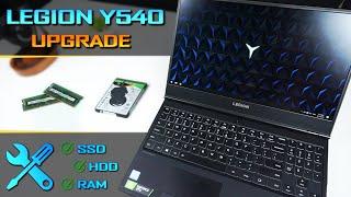 Lenovo Legion Y540 Upgrade RAM / SSD / HDD - Disassembly Guide