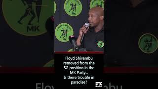Floyd Shivambu removed from the SG position in the MK Party..
