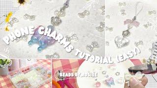 PHONE CHARMS TUTORIAL || BEEBEECRAFT || SIMPLE AND EASY TUTORIAL || BEADS