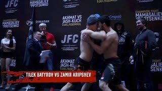 ВЗВЕШОВАНИЕ Тилек Батыров vs Замир Арипшев JFC 2017 face to face