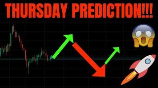  THURSDAY PREDICTION! SPY, ES, QQQ, NQ, NVDA, AAPL, TSLA PREDICTIONS! 