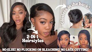 *NEW* Invisi-Strap 360 Lace Frontal Body Wave Wig! NO GLUE! NO PLUCKING! EASY UPDOS FT. ASHIMARY