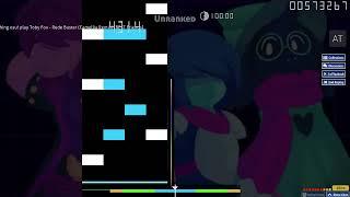 [Osu!M map] Toby Fox-Rude buster(camellia remix) 7.64 4K (fixed.ver)