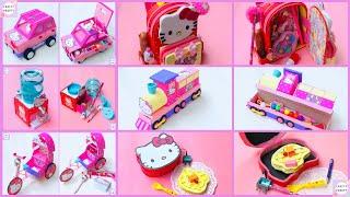 6  EASY HELLO KITTY TOY CRAFT IDEAS || School Craft Idea ||Stationery Organizer/ School supplies