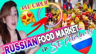 Russian Street Food Market!! | Saint Petersburg, Russia!  BOSSBABE CAFÉ REACTION