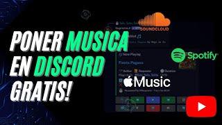 Como PONER MUSICA en DISCORD!  | LA MEJOR OPCION 2024 | *facil y rapido*