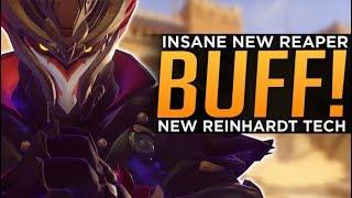 Overwatch: HUGE Reaper BUFF! - NEW Reinhardt Tech!