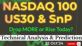 Will S&P500, Nasdaq100 & Dow Jones Crash More Today or Rise? Forecast For 23 Oct