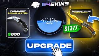 I PULLED MY DREAM CS:GO KNIFE ON G4SKINS! g4skins promo code