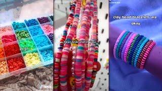 Clay Bead Bracelet TikTok Compilation ️ Making Bracelet Edits  #229