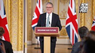 UK PM Keir Starmer addresses Ukraine, Russia and relationship with the US