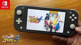 Naruto Shippuden: Ultimate Ninja Storm 4 Road To Boruto Nintendo Switch Lite Gameplay